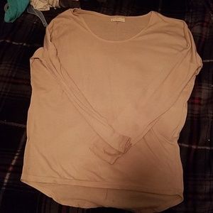 Long Sleeve Tan Shirt